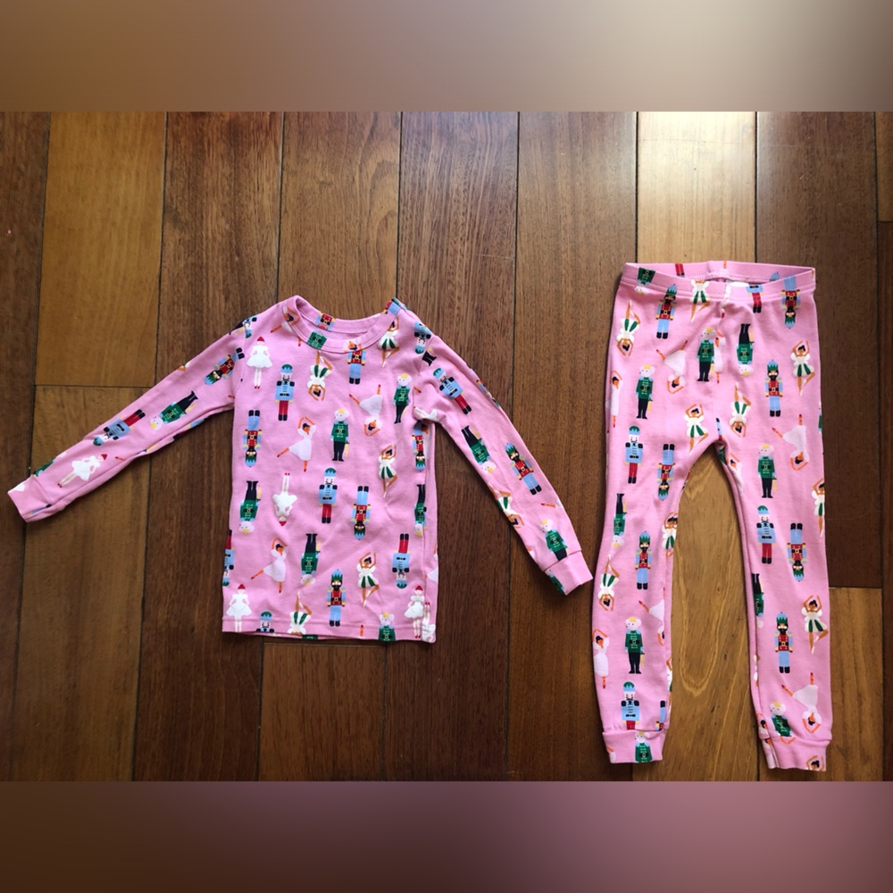 Gap Factory Pink Nutcracker Pajama Set